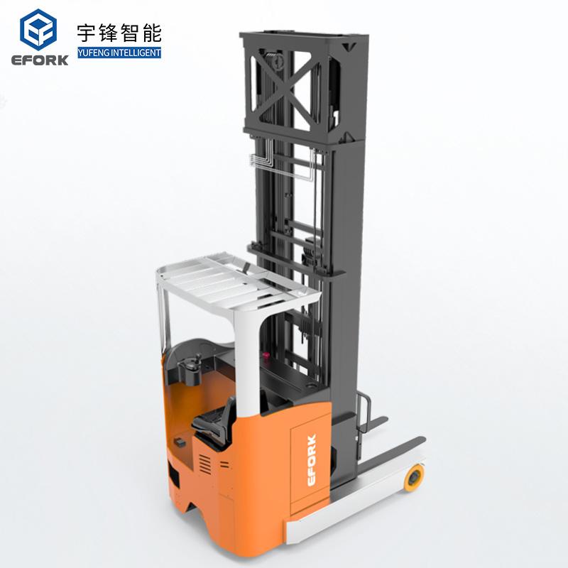 Sit down reach truck